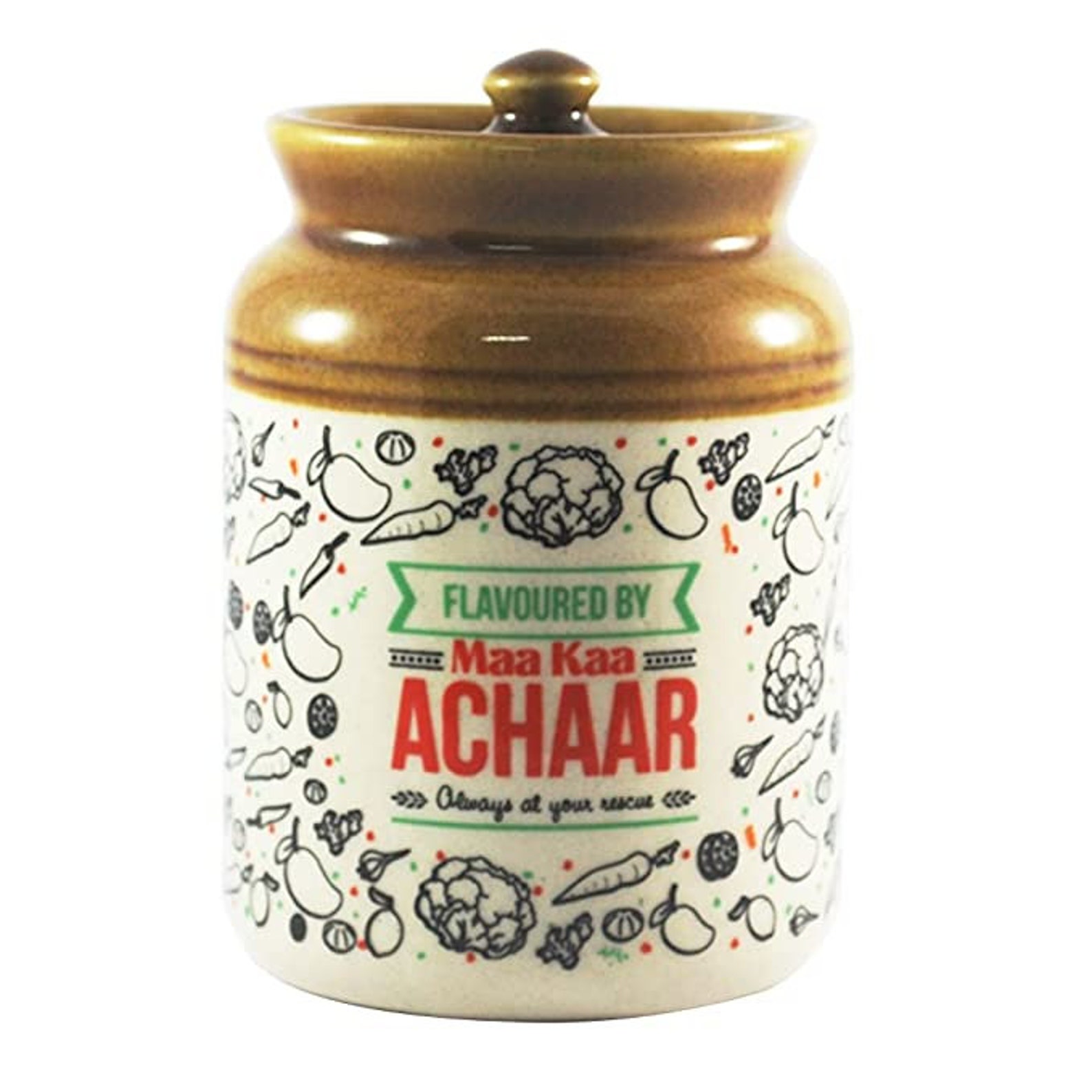 Ceramic Pickle Jar With Lid Achaar Bharni Ceramic Pickle Etsy Canada