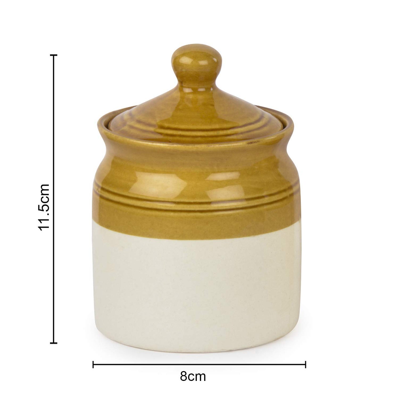 Ceramic Pickle Jars Set of 2 / Traditional Indian Achaar Etsy