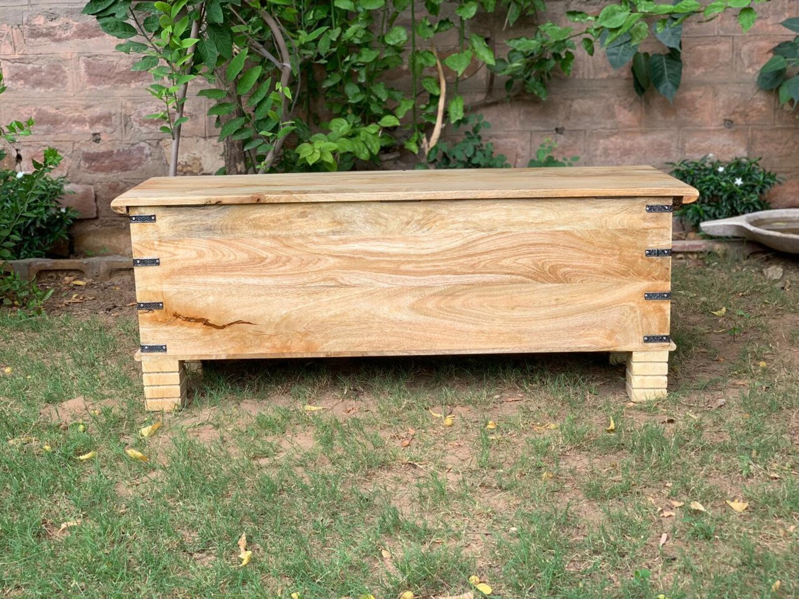 Indian storage chest Vintage Indian trunk dowry chest hope Etsy