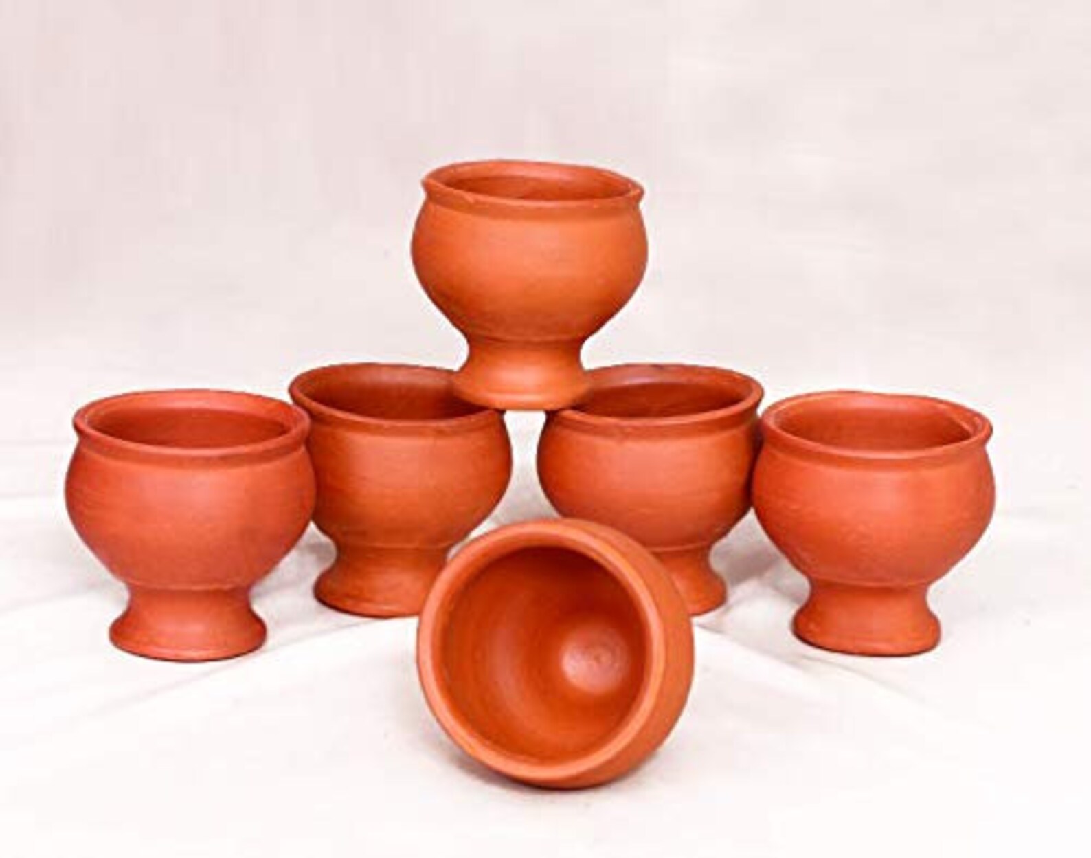 Terracotta earthen cups for drinking hot and cold beverages | Etsy