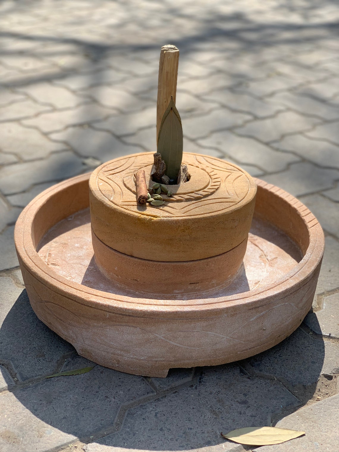 Indian Chakki stone grain grinder pulses spices grinder Etsy