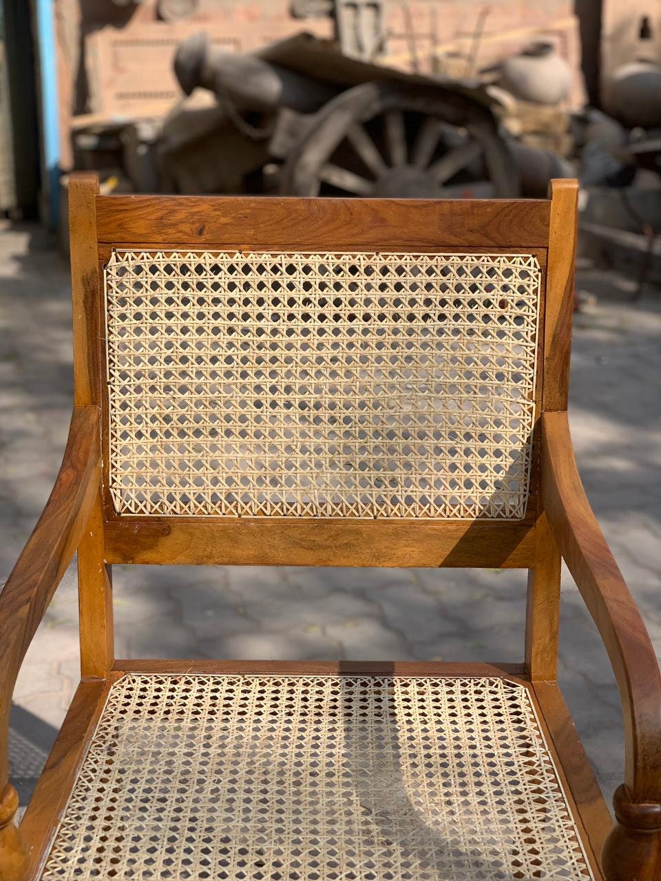 Rattan caning Chair with arms pre woven cane rattan chair Etsy