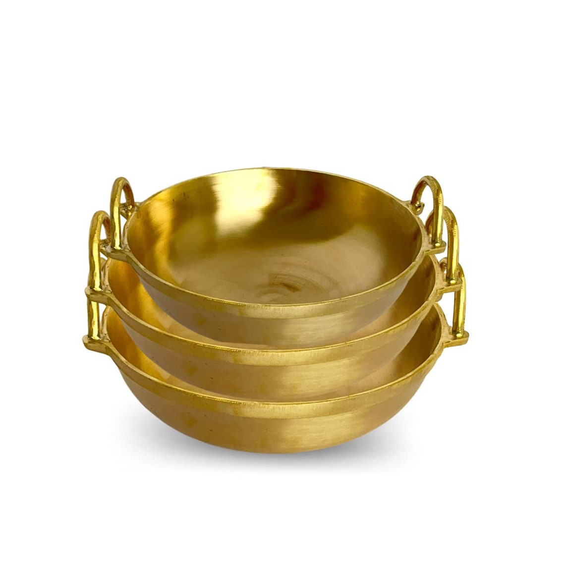 Brass Kadhai Brass Indian Cookware Kitchen Brass Kadhai for Etsy