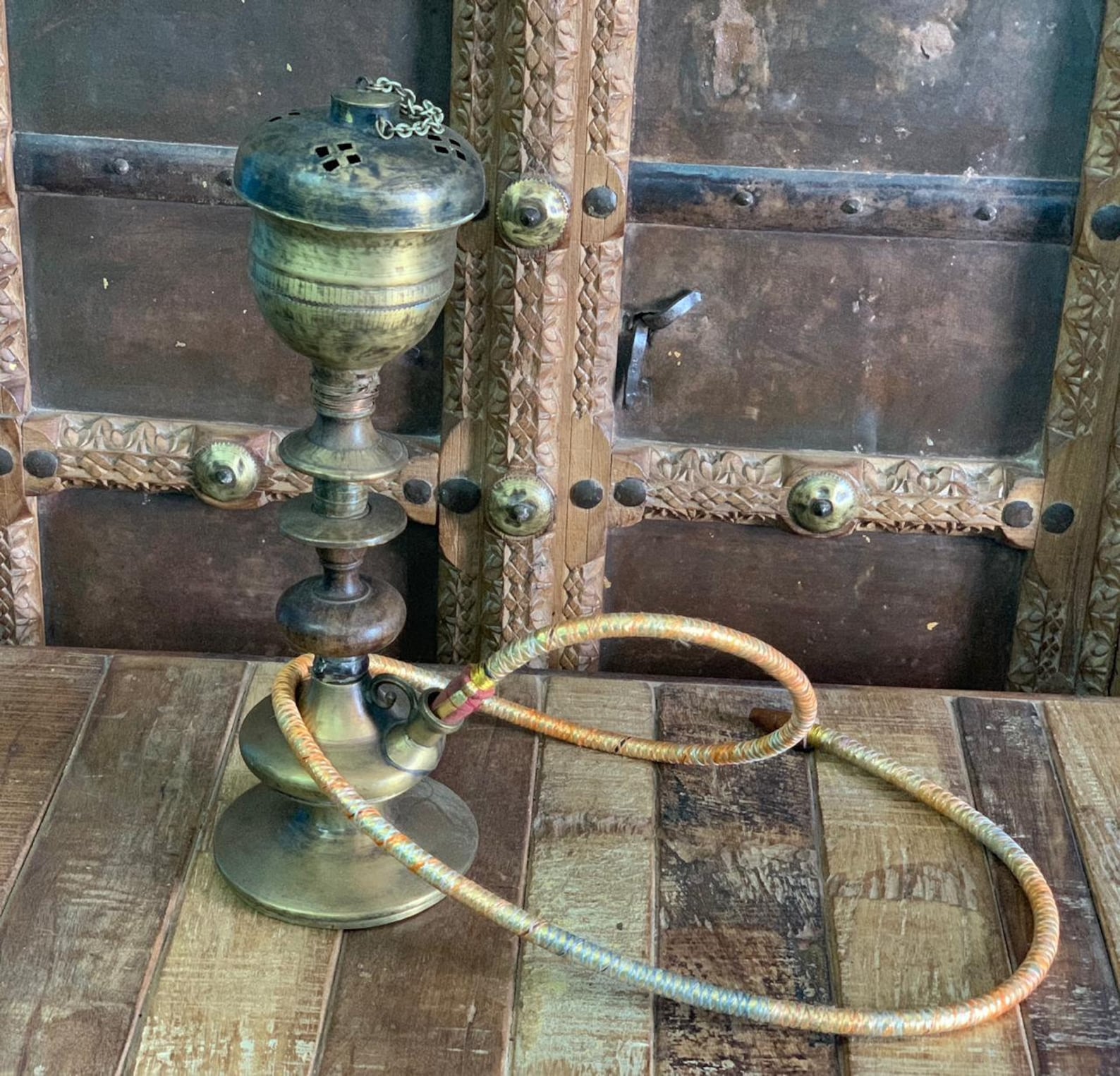 Antique Shisha Vintage original antique hookah Brass Shisha Etsy