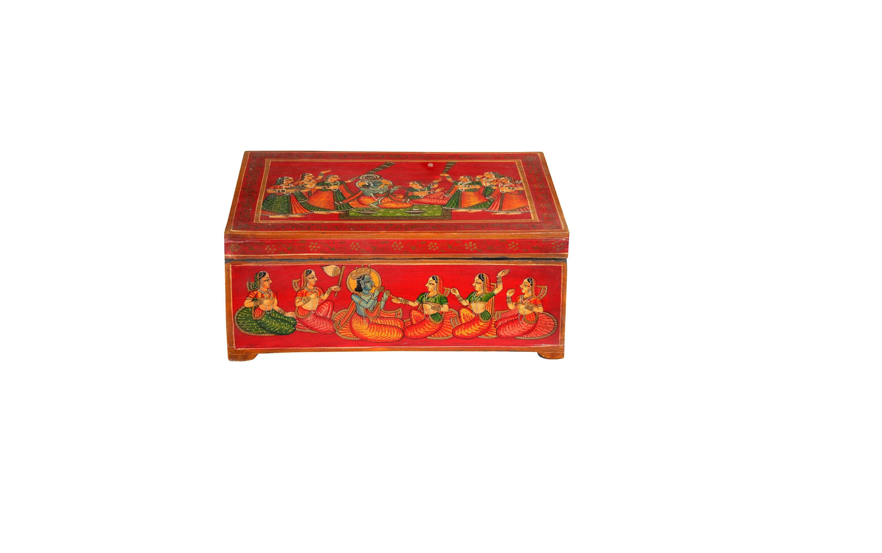 Vintage Trunk Box Old box Indian Wedding trunk/ Trunk box Etsy
