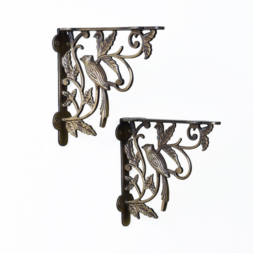 Antique metal wall bracket to hang plants clothes and keys Etsy