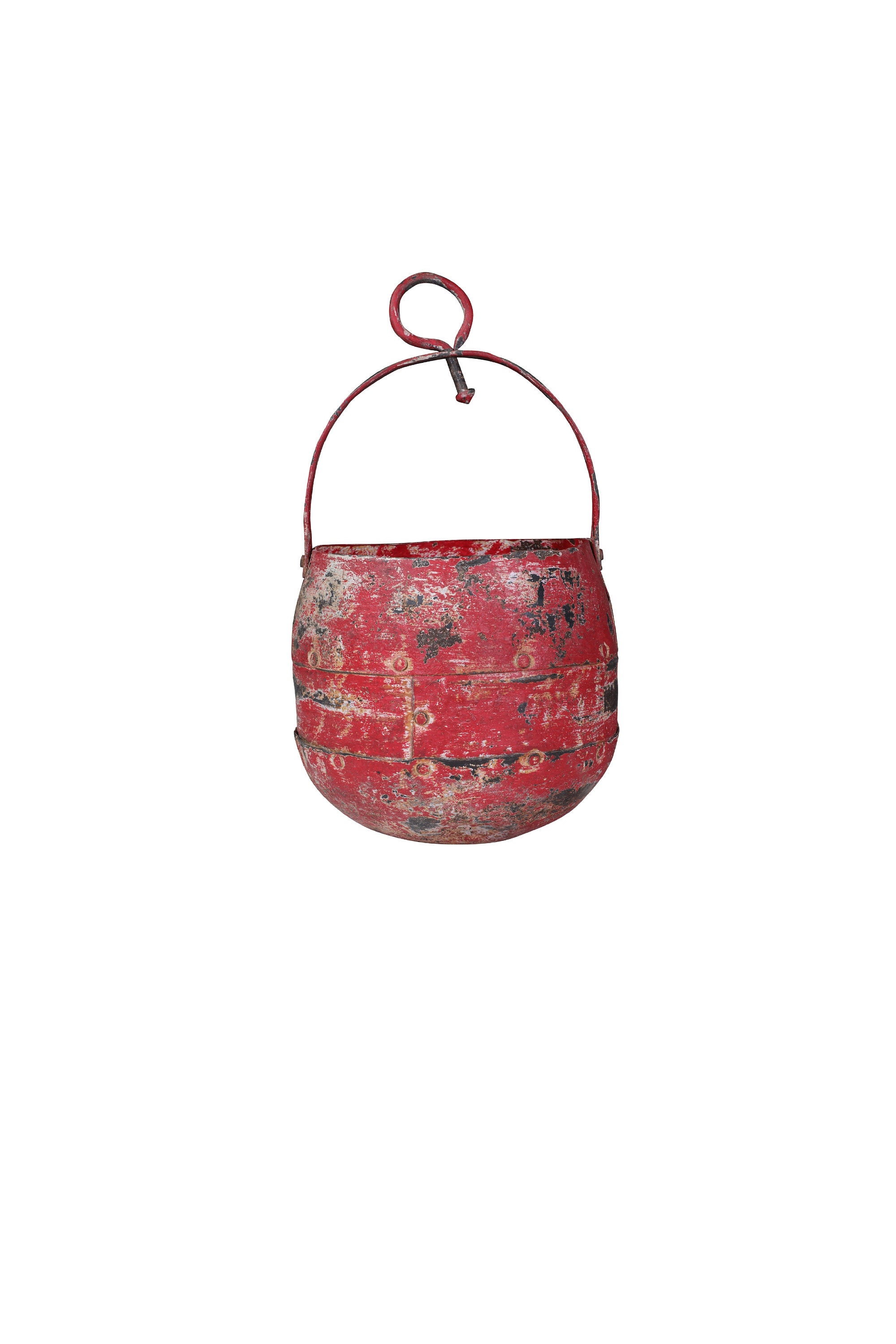 Iron artware well pot/Iron handicrafts/Rustic iron pot/Iron Etsy