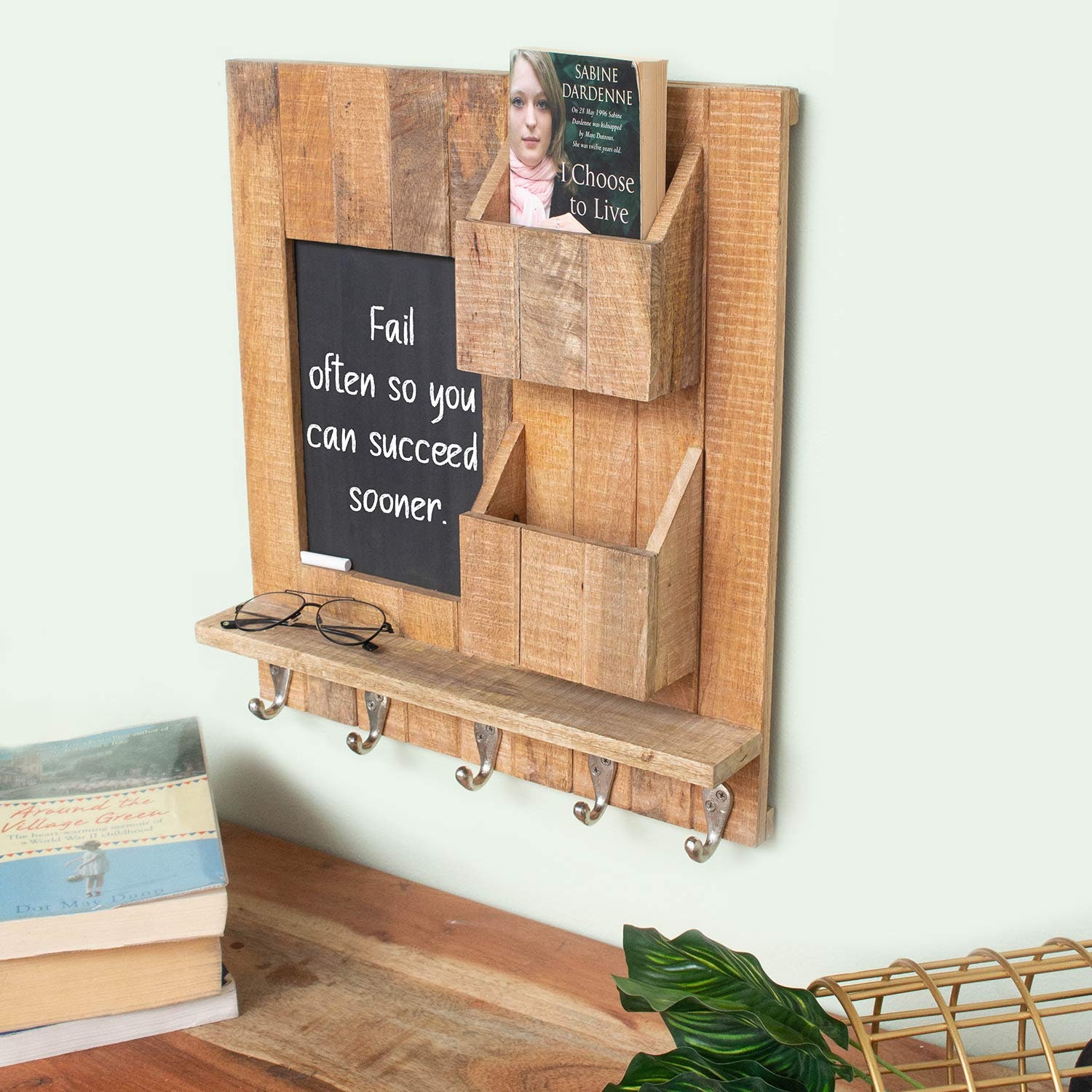 White hand carved wooden wall shelf Indian wall panel Carved Etsy