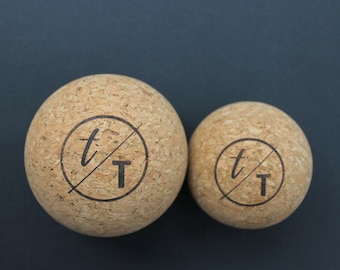 Bolas de masaje de corcho de 2