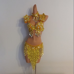 Gold Metal Bra, Fully Customisable Art Wear /hire 