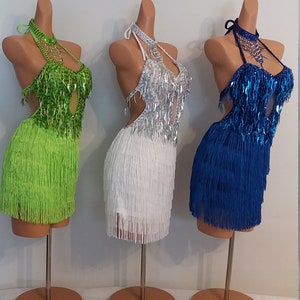 PURPLE Beads Fringe Dress-samba Costumes Carnival Show Girl Las Vegas ...