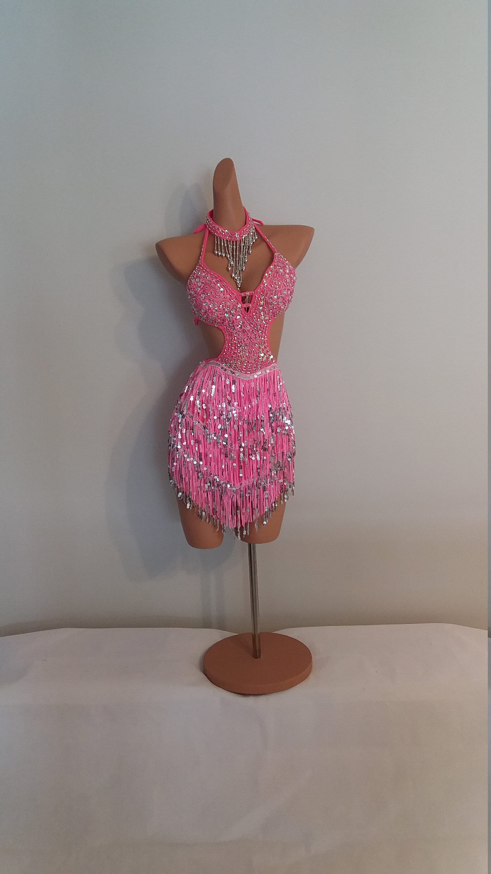green emerald velvet dress Pink Sweet Gatsby Glitter Fringe 1920s Flapper Dress Set, Pink / S