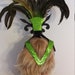 lime green headpiece