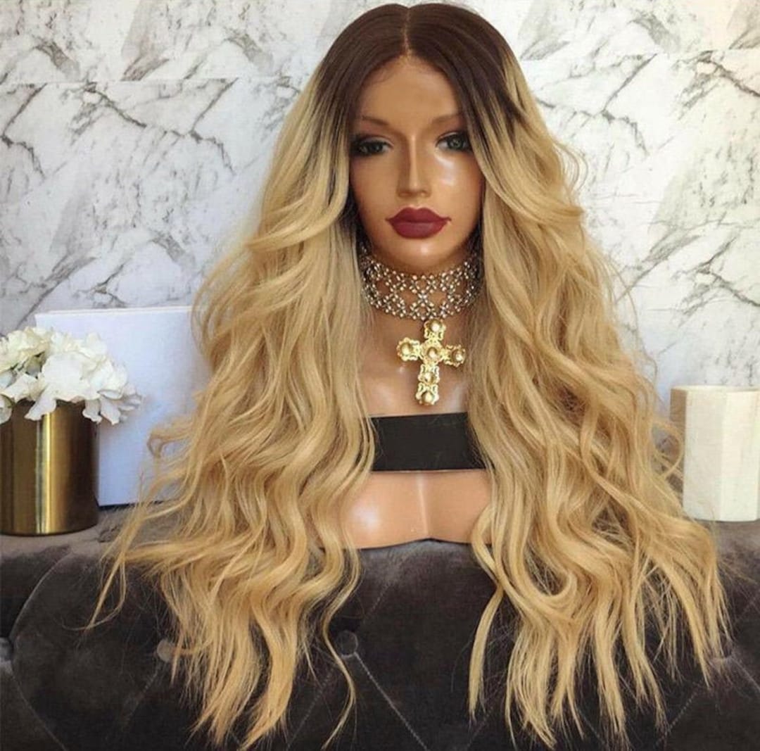 Very Natural Realistic Looking Light Blonde Color Hair Wig non