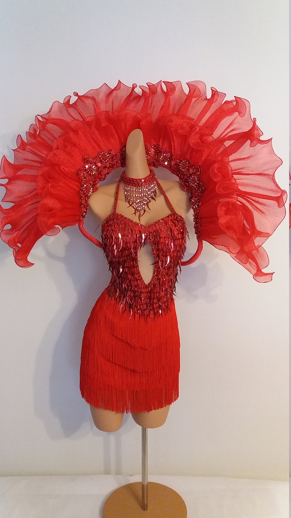 Red carnival outfit sale