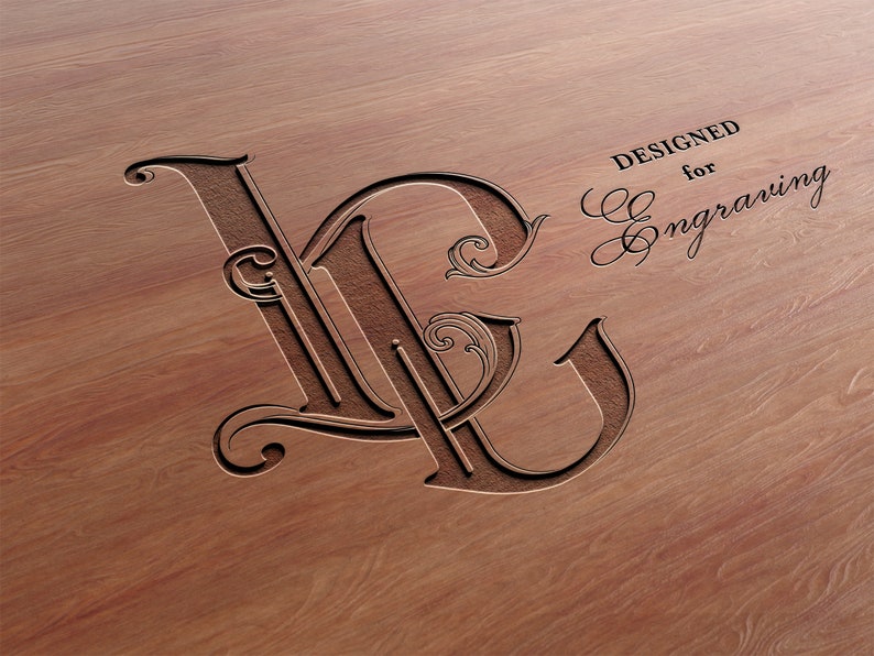 Lcg Monogram LC 2-letter Monogram | Digital Download - Wedding Monogram SVG ...