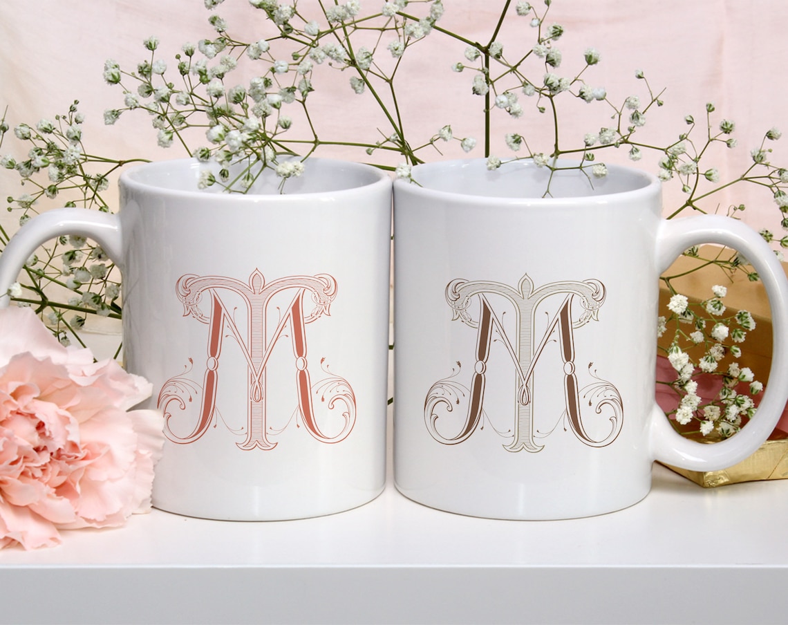 Two Letter Monogram 2-letter Monogram Digital Download - Etsy