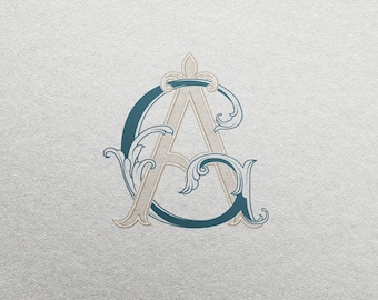 Wedding Monogram (GA): Personal Logo (Digital Download)