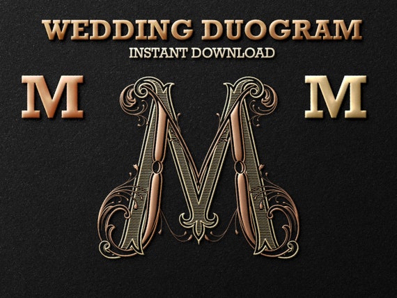 Wedding Initials, MM Logo