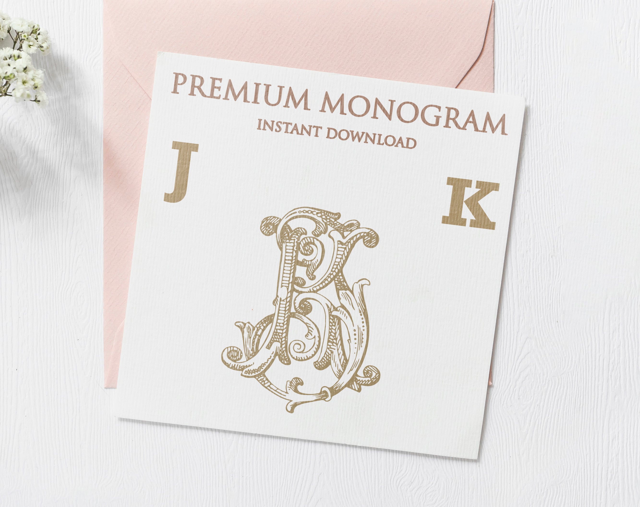 JK KJ Wedding Duogram Wedding Monogram Wedding Logo Etsy