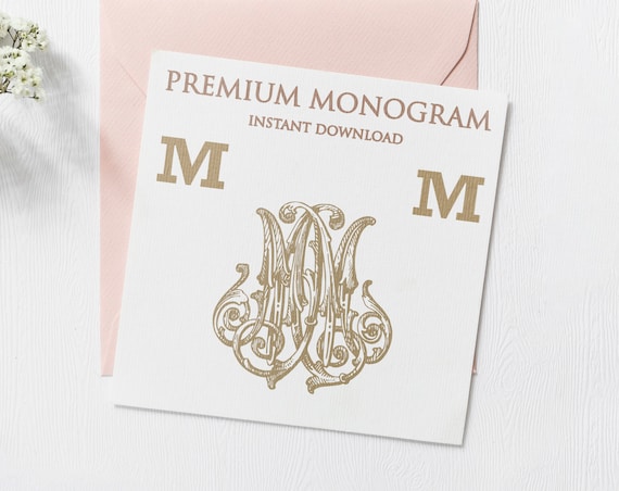 MM MM Wedding Duogram Wedding Monogram Wedding Logo -  Hong Kong