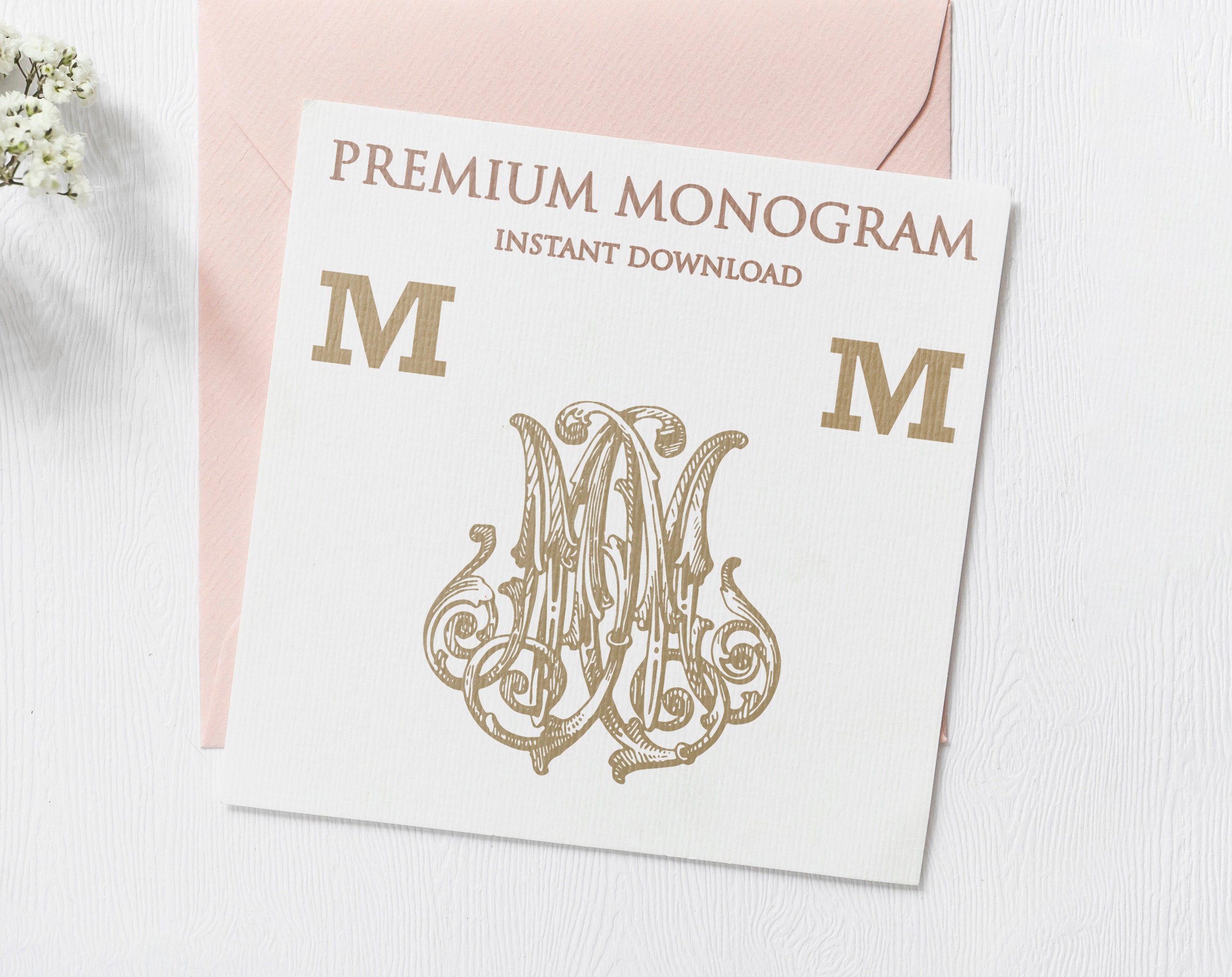 Wedding Initials, MM Logo