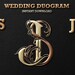 2 Letter Monogram With Letters SJ Digital Download Wedding Monogram SVG ...
