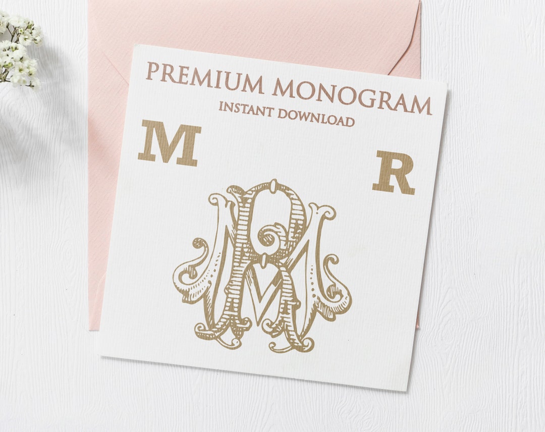 MR RM V.2 Wedding Duogram, Wedding Monogram | Wedding Logo | Invitation ...