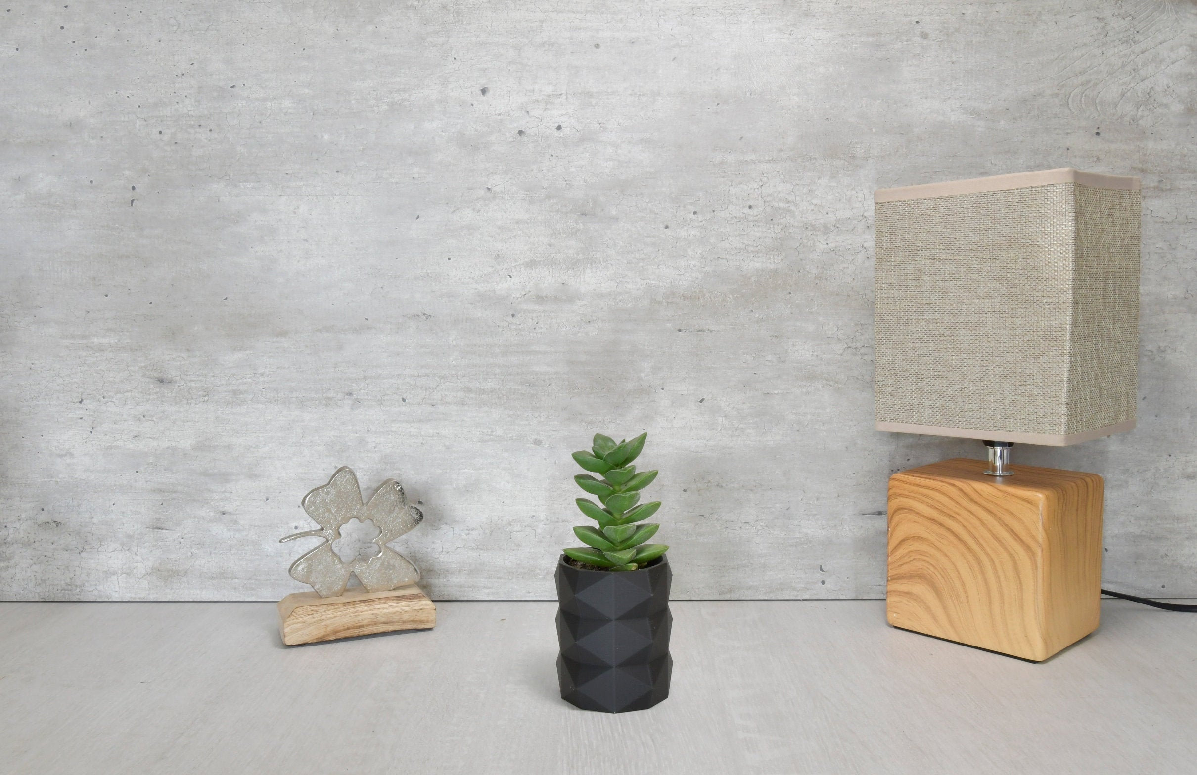 Pot de Fleurs Design Noir Mat - Décoration Intérieure