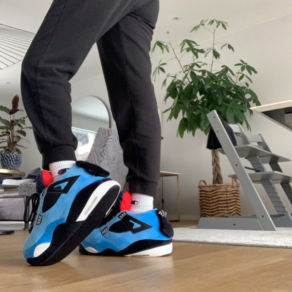 jordan plush jordan sneaker slippers