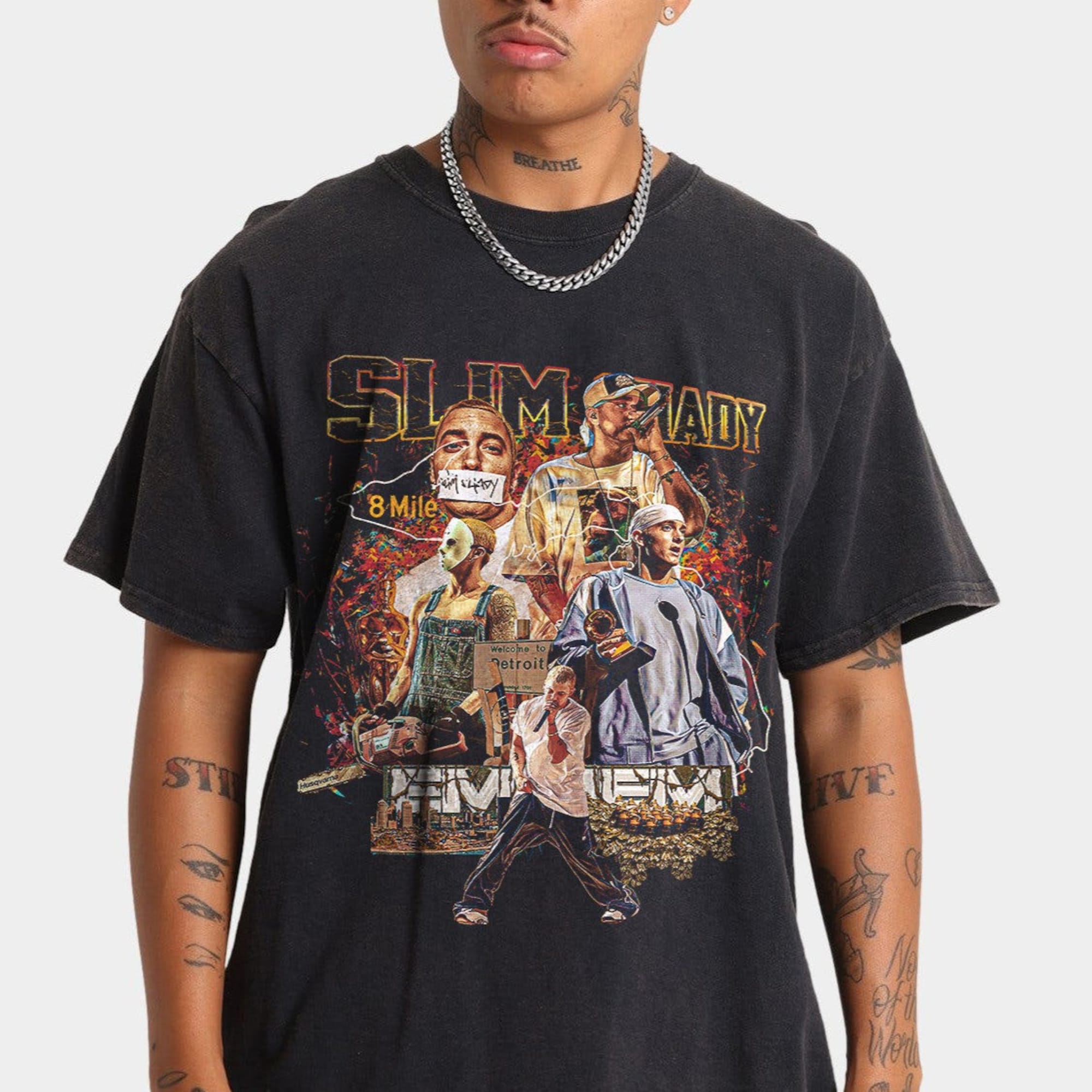 Discover Vintage Style Eminem The Real Slim Shady Rap T-shirt