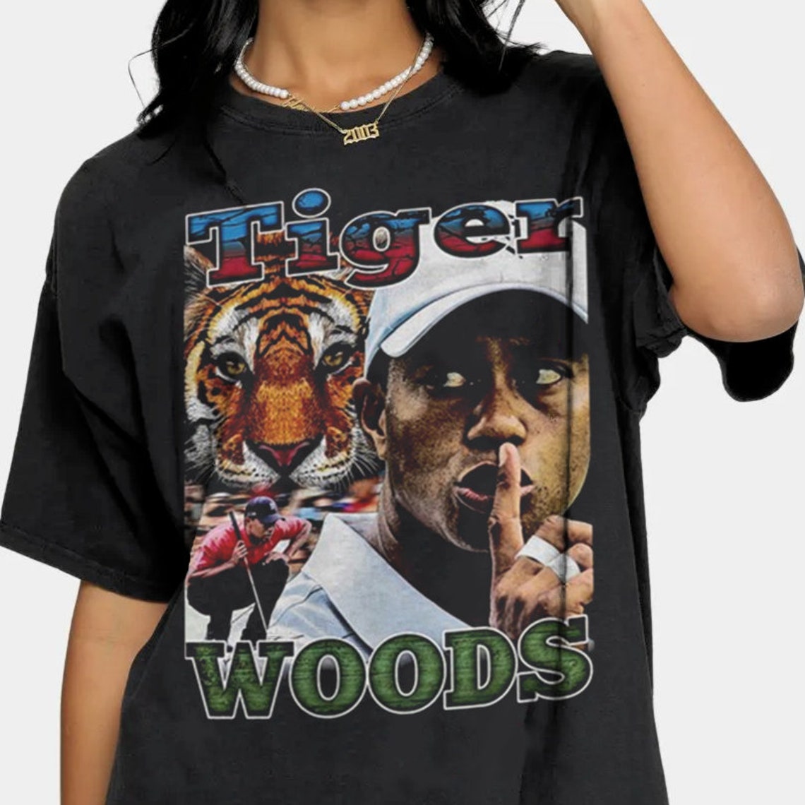 Tiger Woods Vintage T Shirt The Masters Champion Vintage | Etsy