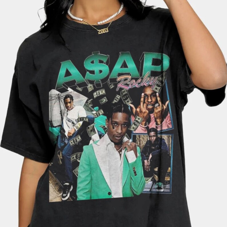 ASAP Rocky Shirt Vintage Tee Rap Hip 