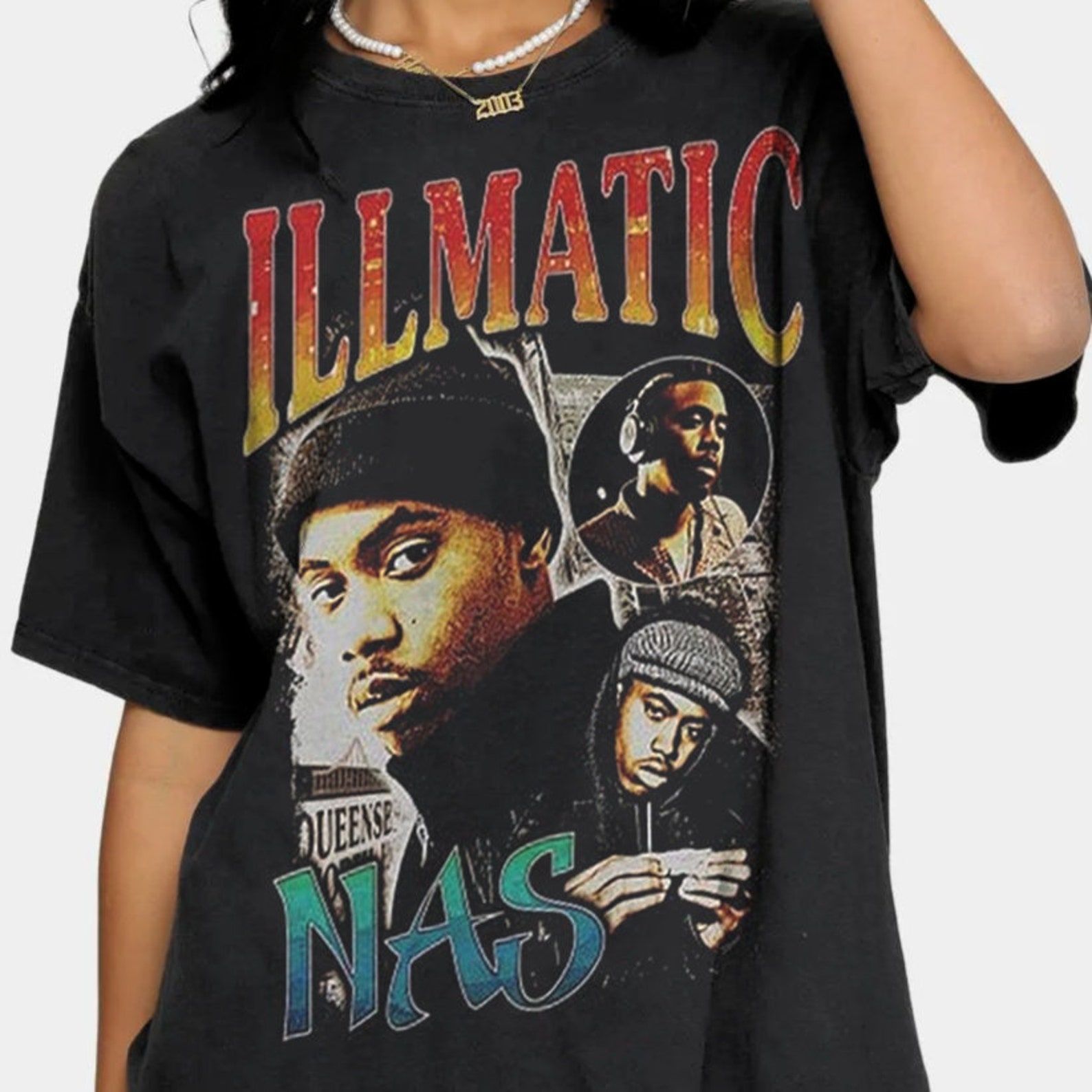 Vintage NAS ILLMATIC Shirt Yesno01 | Etsy