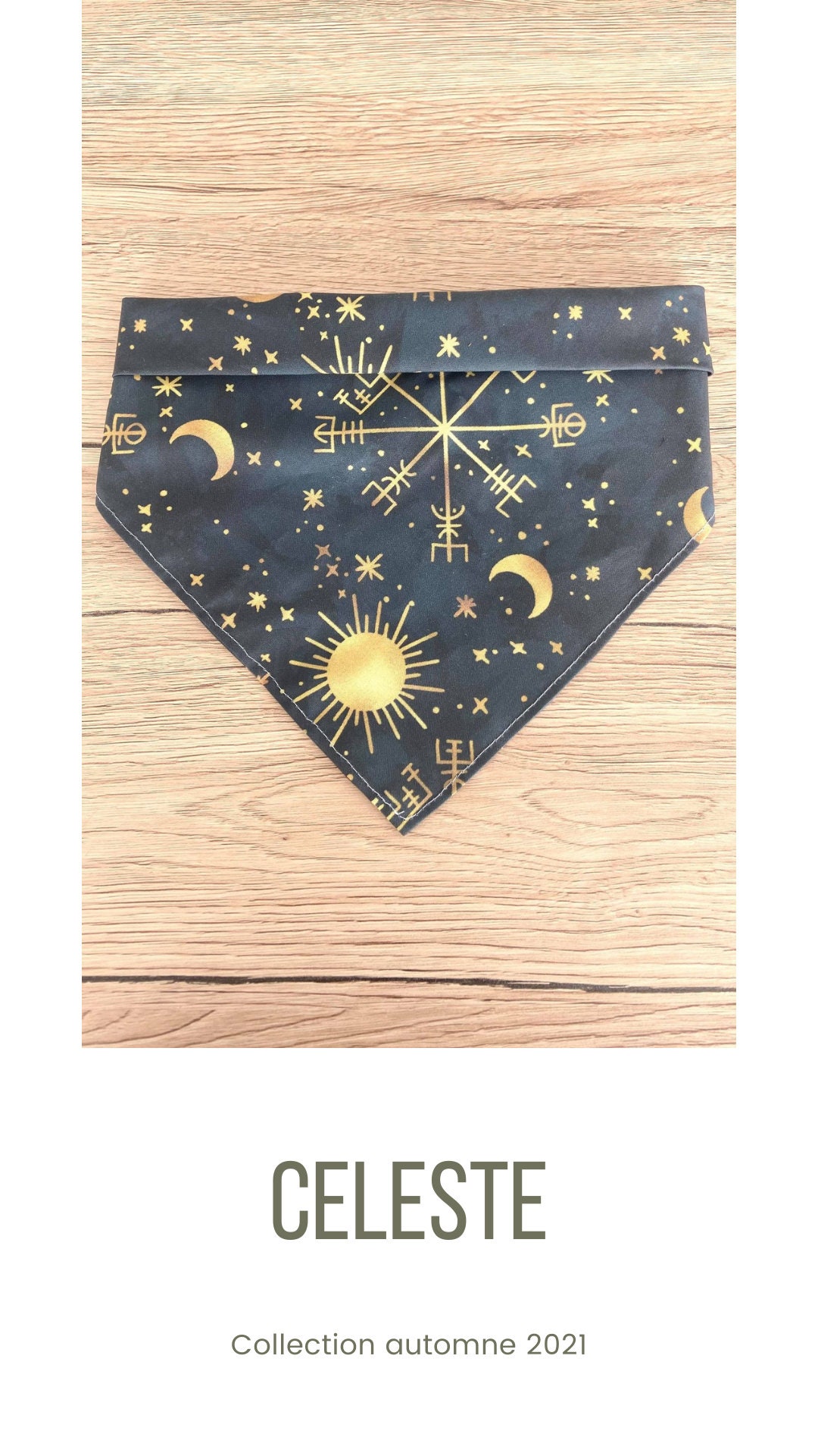 Bandana Chien Celeste