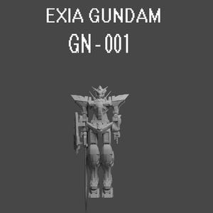 3D Model Exia Gundam STL Printable File
