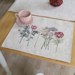 Set of 2, 4, 6, 8, placemat sets Elegance | Table placemats | Quality Textile