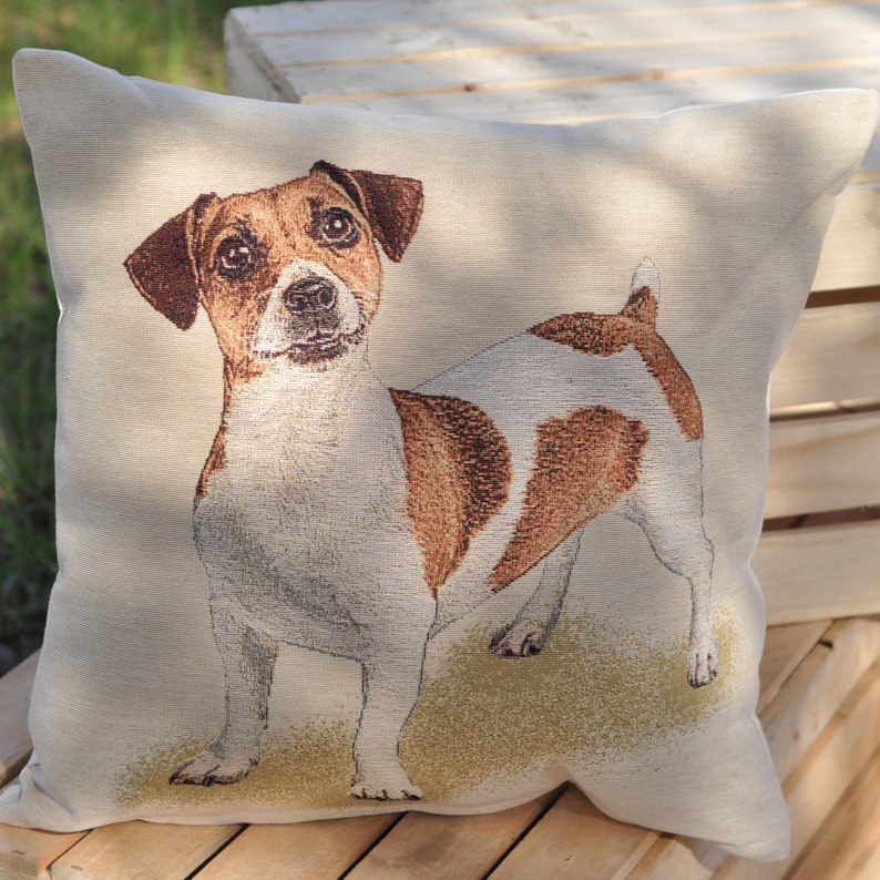 Jack russell Aristodogs 18 "Tapisserie Coussin Couverture