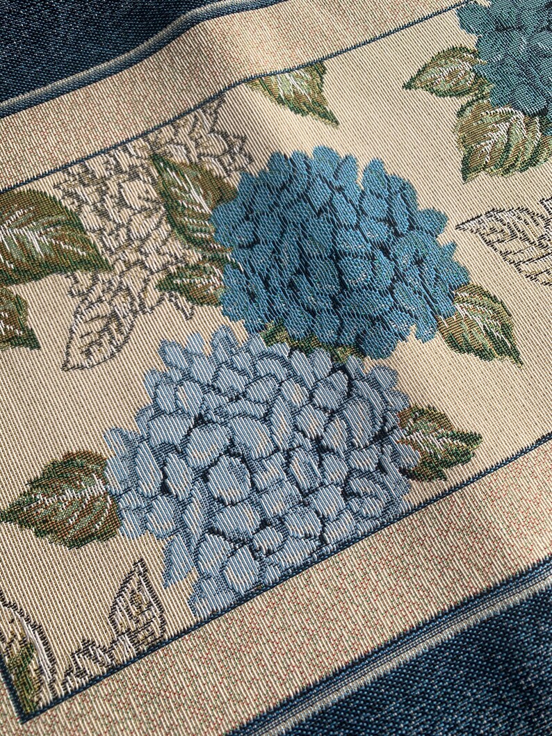 Blue Placemats Set of 2 4 or 6 Blue Hydrangea Flower. Unique Etsy