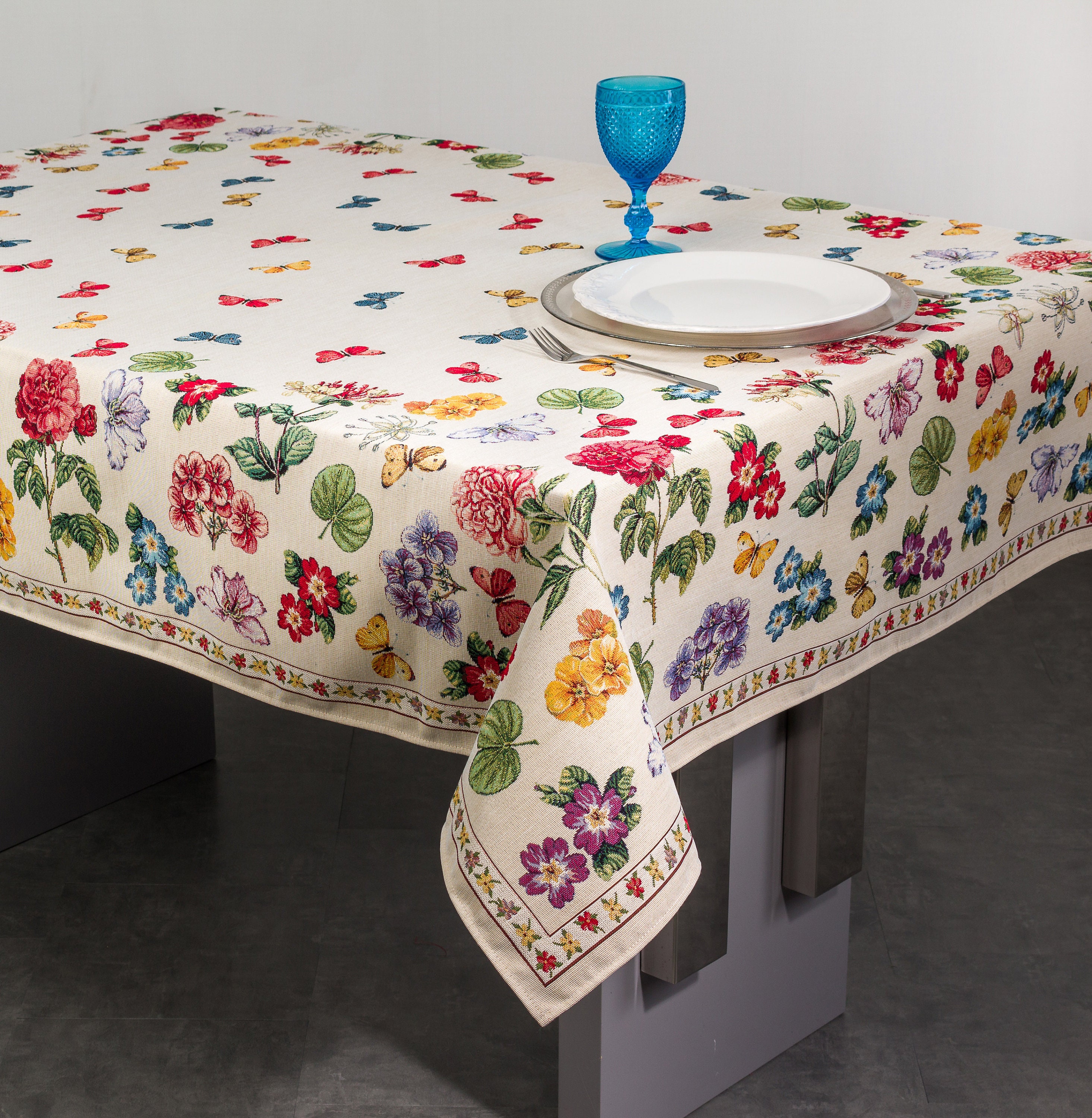Tapestry Tablecloth with colorful Butterflies and Etsy