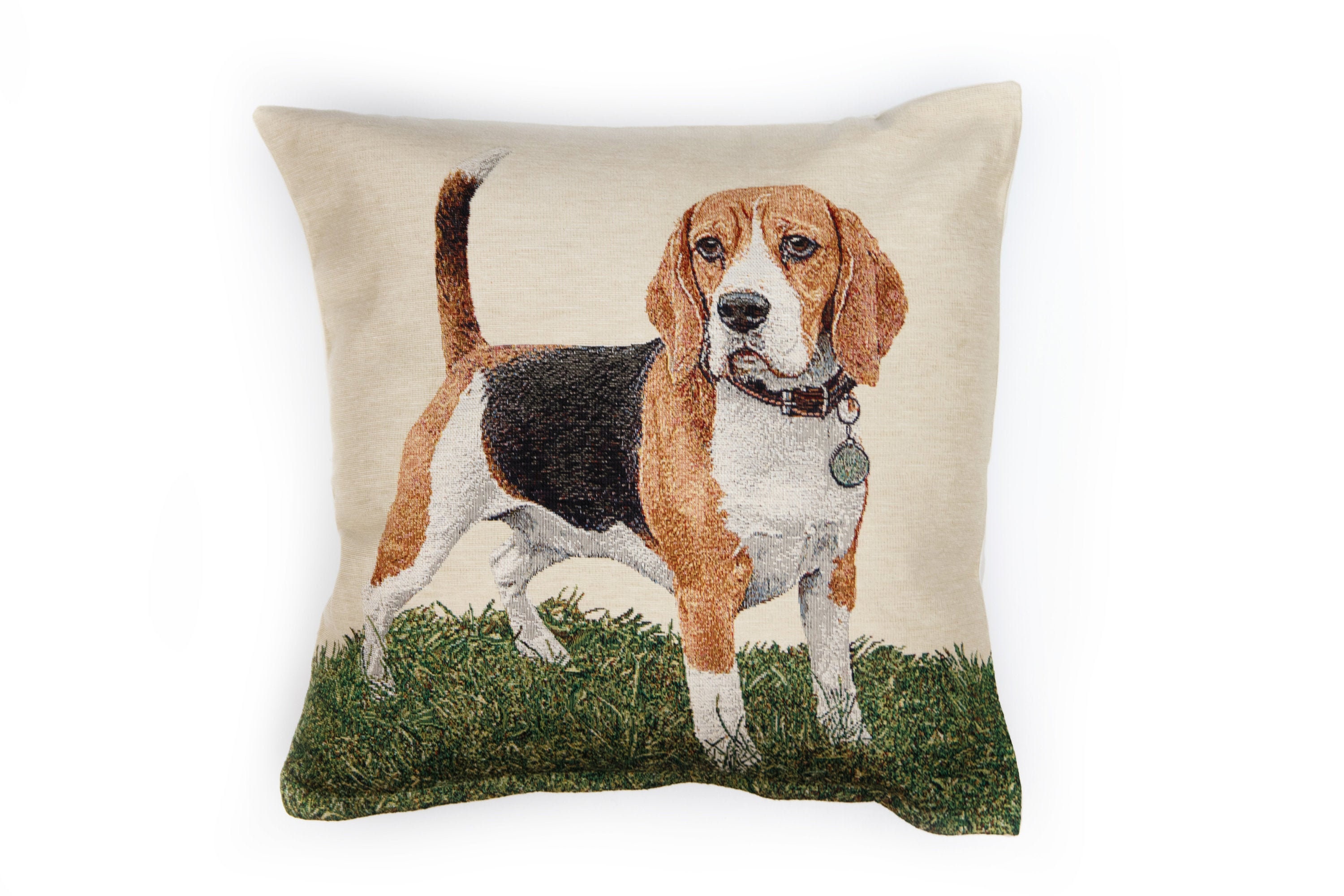 Beagle Pillow Cover Cushion Cover 18x18. Tapestry pillow | Etsy