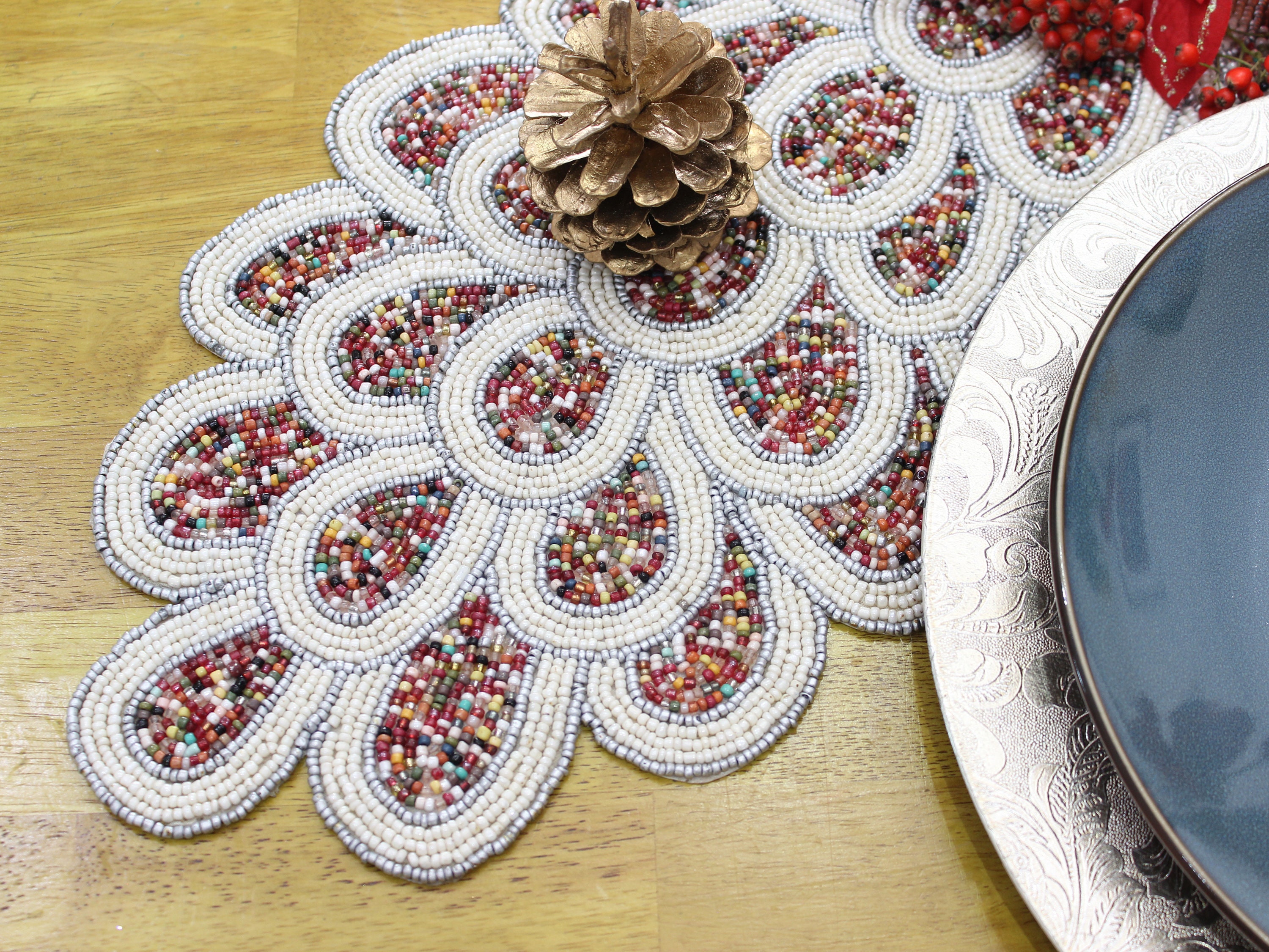 Silber Weiß & Dunkelrosa Mehrfarbige Blütenblätter | Etsy