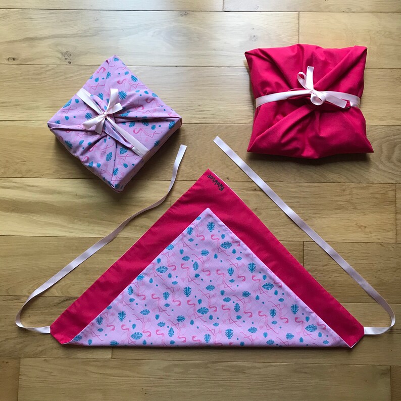 Fabwrap Reusable Fabric Gift Wrap wrapping Paper Alternative Etsy UK