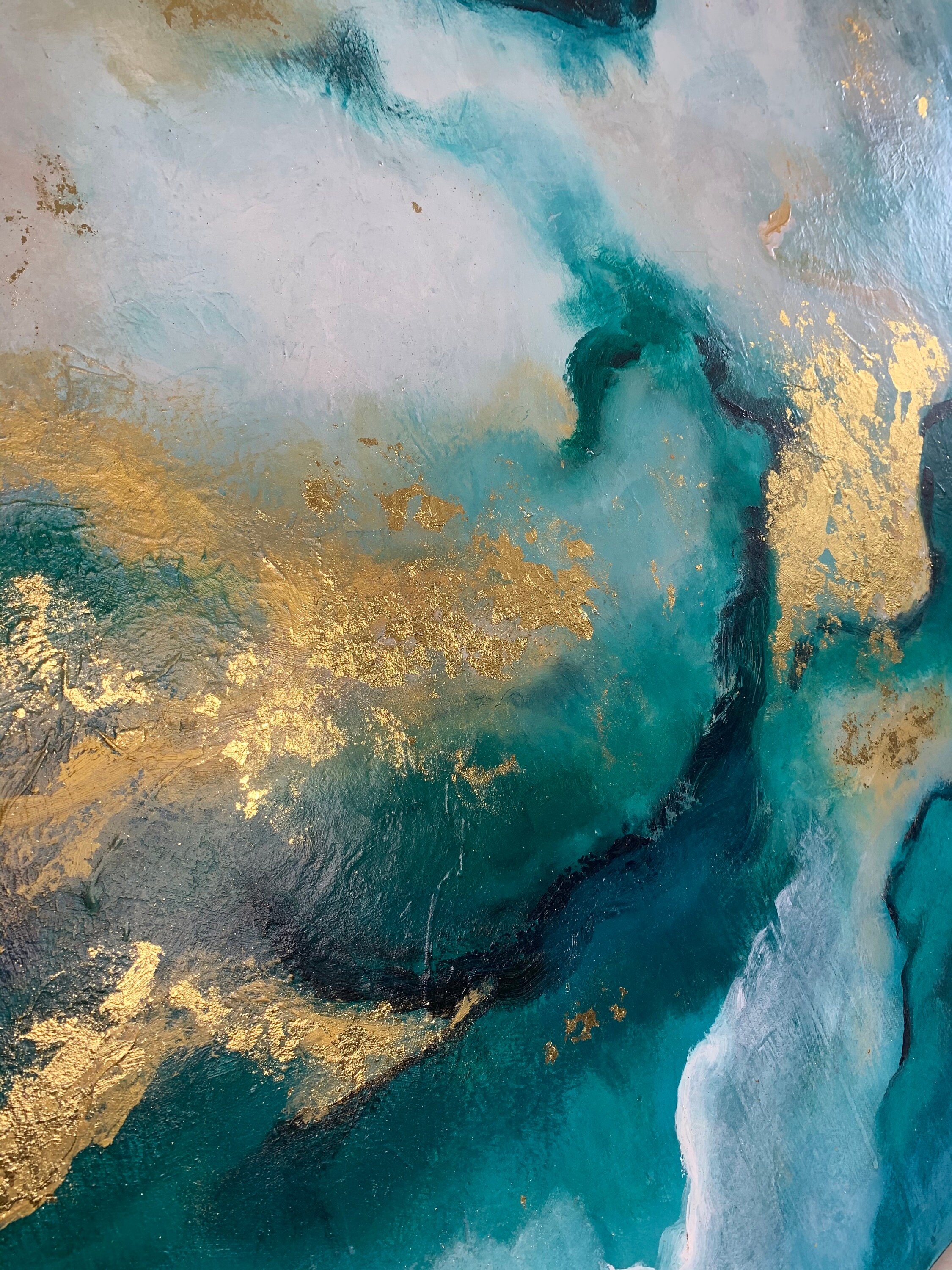 Original Abstract Painting, Handmade Acrylic Painting Wall Art