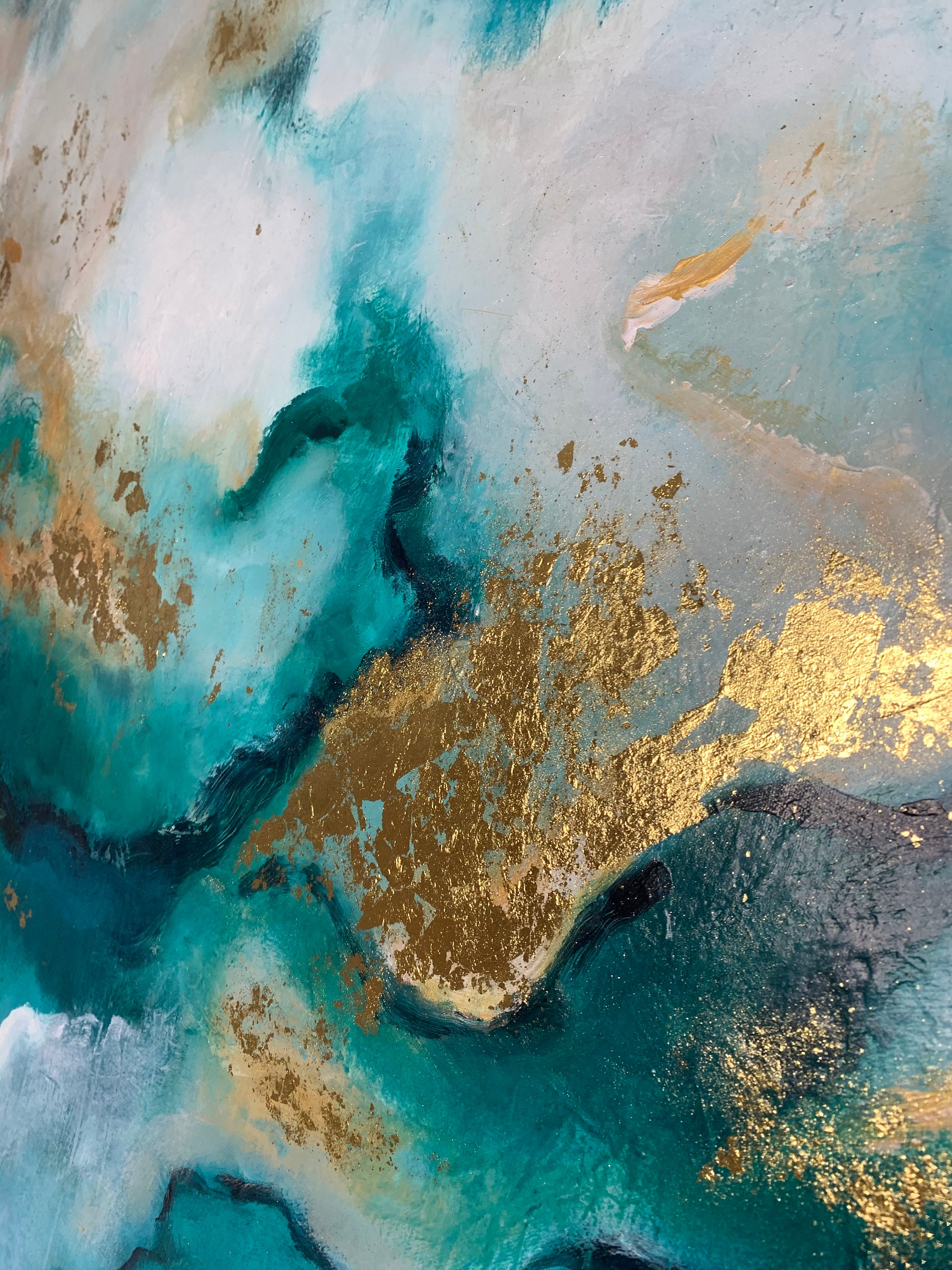 Original Abstract Painting, Handmade Acrylic Painting Wall Art