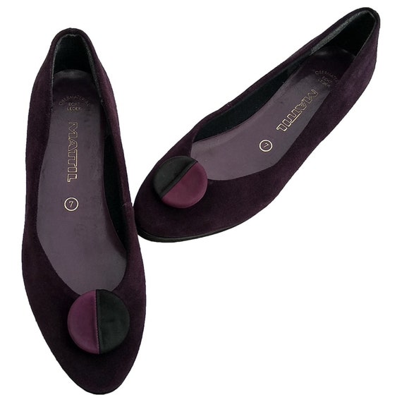 Vintage ballet flats leather