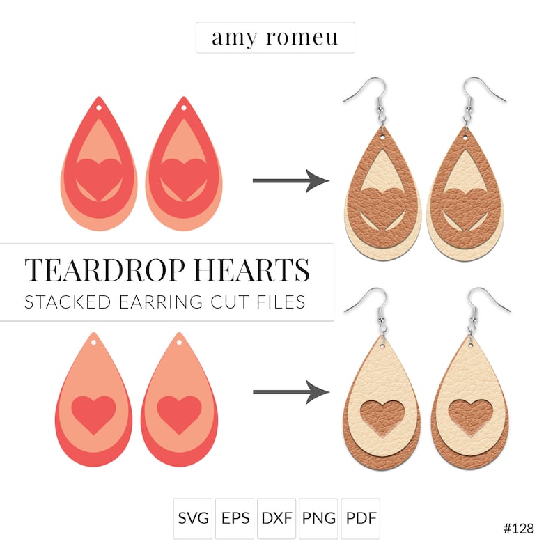 Free Free Heart Earring Svg 832 SVG PNG EPS DXF File