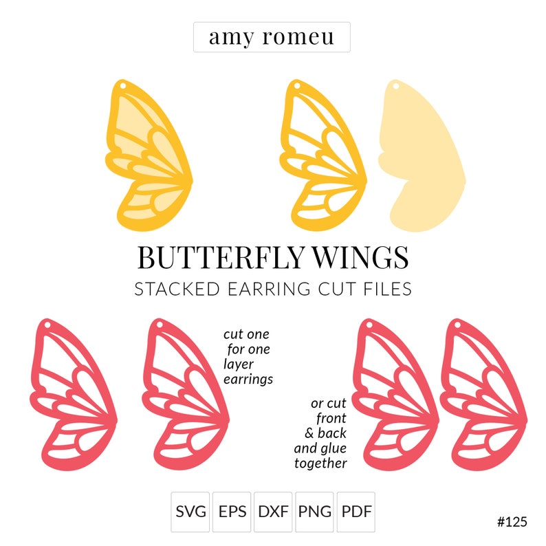 Free Free Butterfly Earring Svg 905 SVG PNG EPS DXF File
