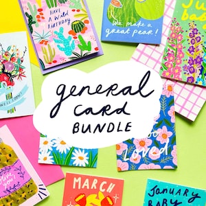 6 Greetings Card Bundle