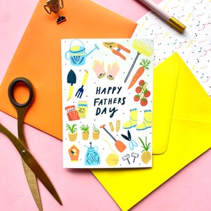 Gardening Fathers Day Greeting Card/ Happy Fathers Day image 3